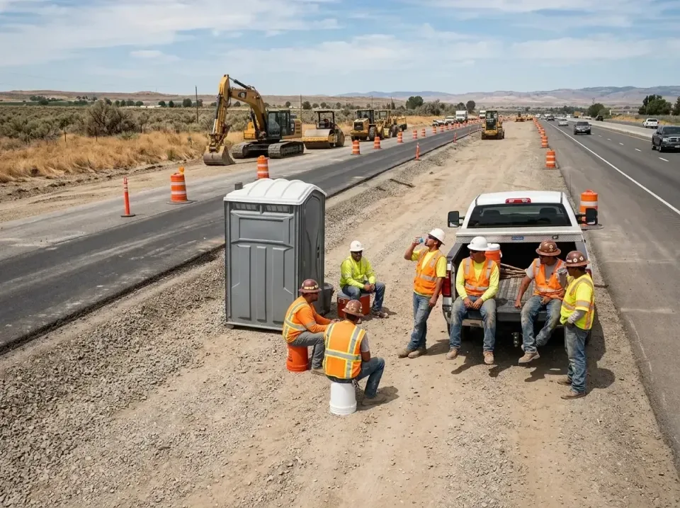 highway-road-construction-crew-007 — frequently asked questions, Porta Potty and Restroom Rentals in Bosque Farms, NM